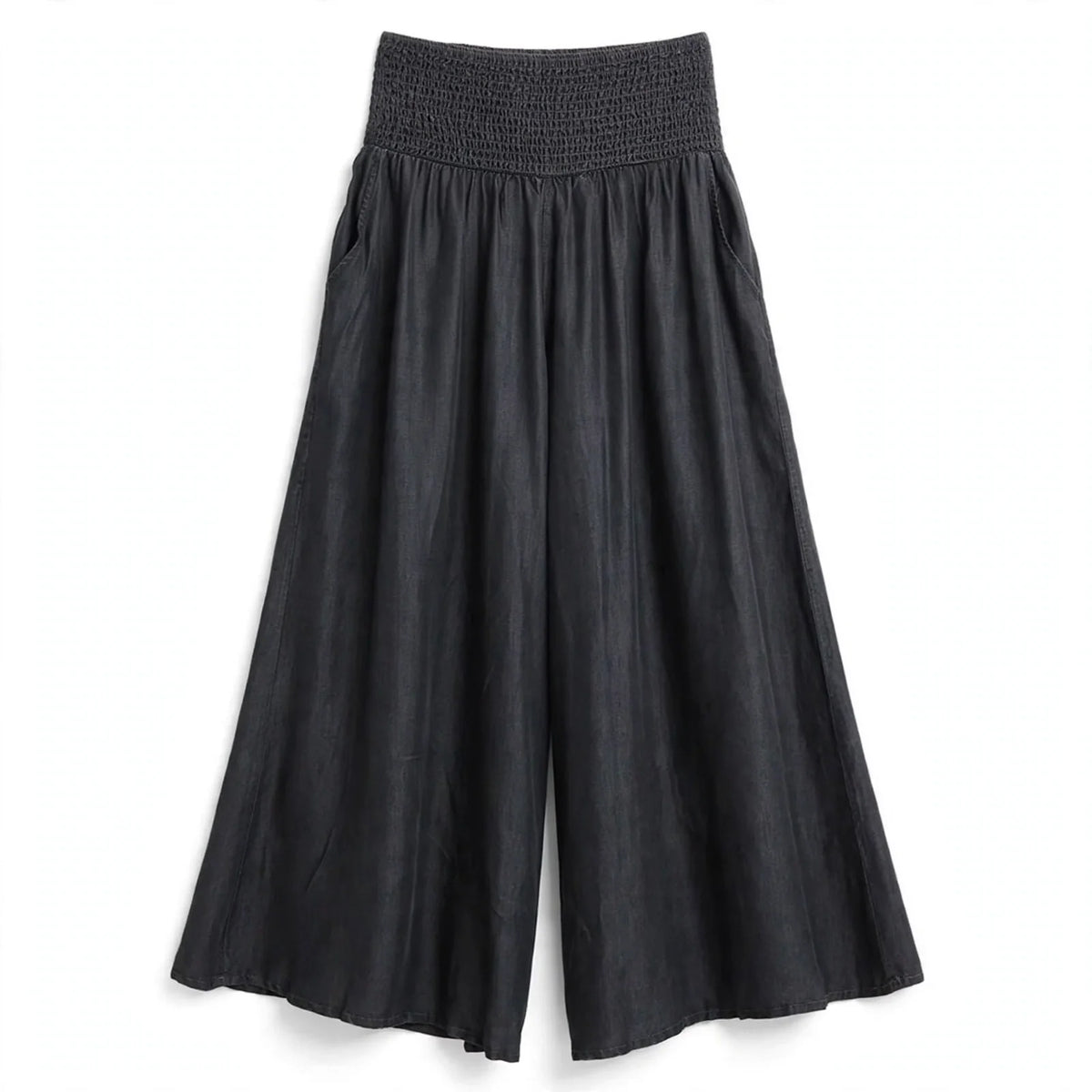 Coralie | Wide Leg White Linen Trousers Romper Pants Casual