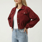LuminaJacket - Cropped Casual Jacket