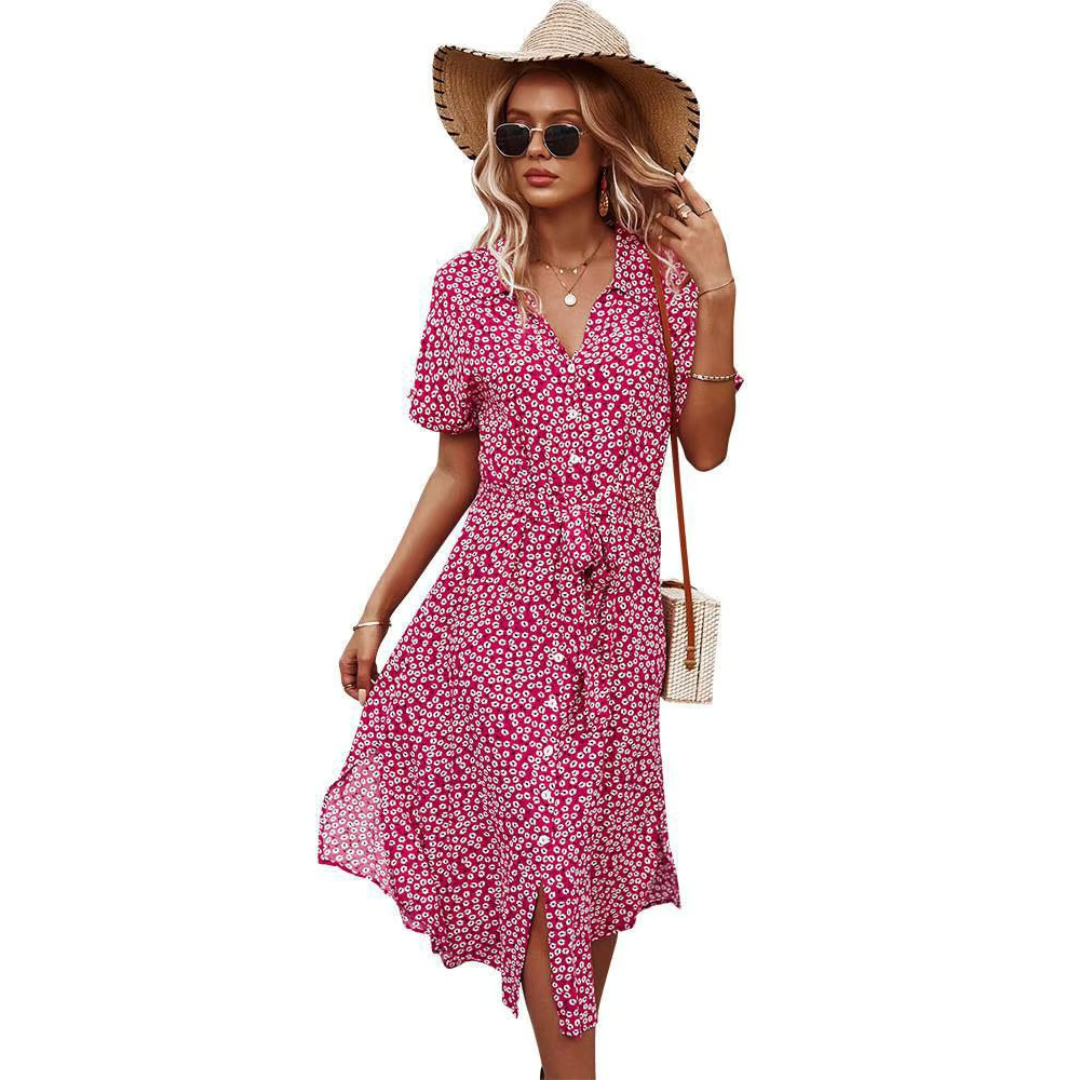 Isadora | Flowy Purple Boho Maxi Dress Wedding Guest Dresses