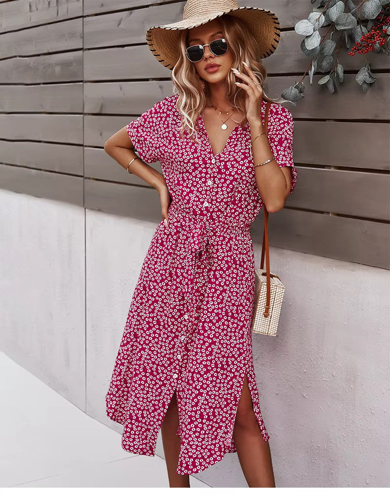Isadora | Flowy Purple Boho Maxi Dress Wedding Guest Dresses — Pink -18