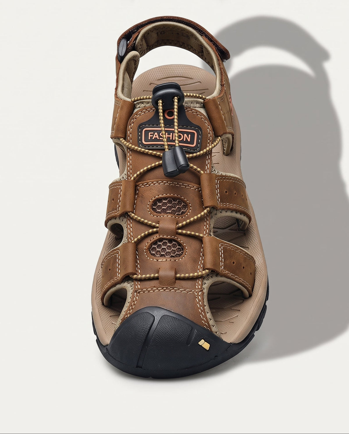 Ellis | Black Strappy Low Flat Heel Sandals Mid Block — voorkant