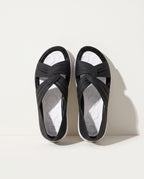 Delphine | Low Heel Silver Pink Metallic Sandals Summer Slip-On — voorkant