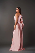 Octavia | Elegant White Lace Linen Leopard Dress