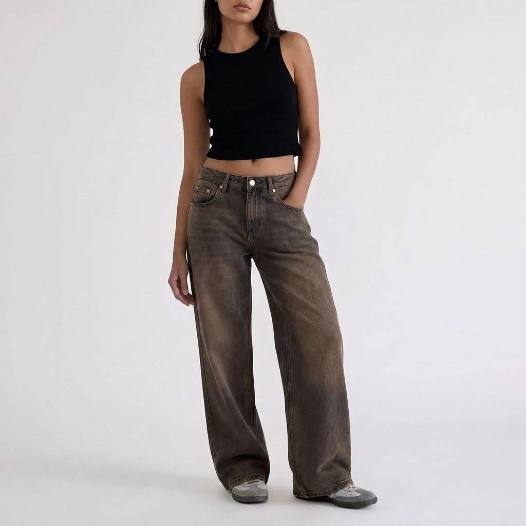 Manon | High Rise Wide Leg Linen Pants