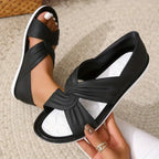 Delphine | Low Heel Silver Pink Metallic Sandals Summer Slip-On